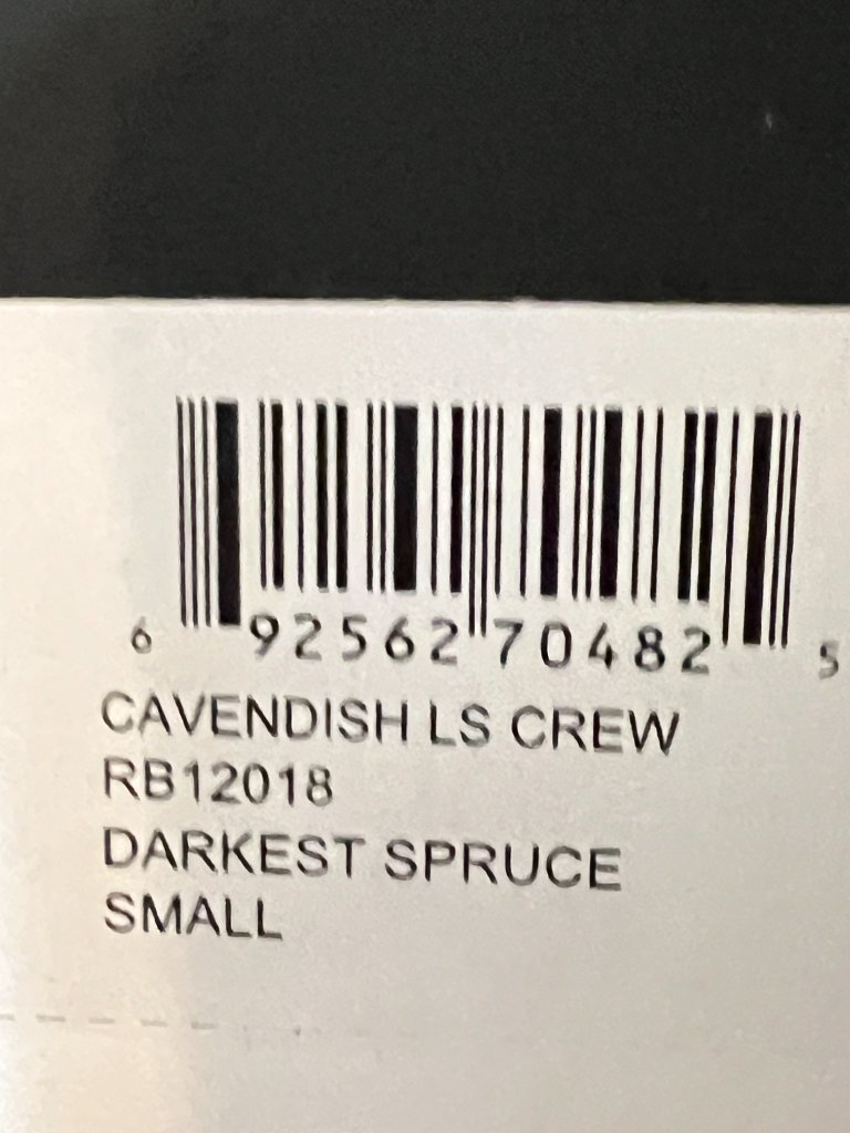 Robert Barakett Cavendish Waffle Thermal Sweater Green S Nwt Minimalist — image 7 of 8